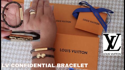 bracelet lv confidential|louis vuitton Lv confidential bracelet.